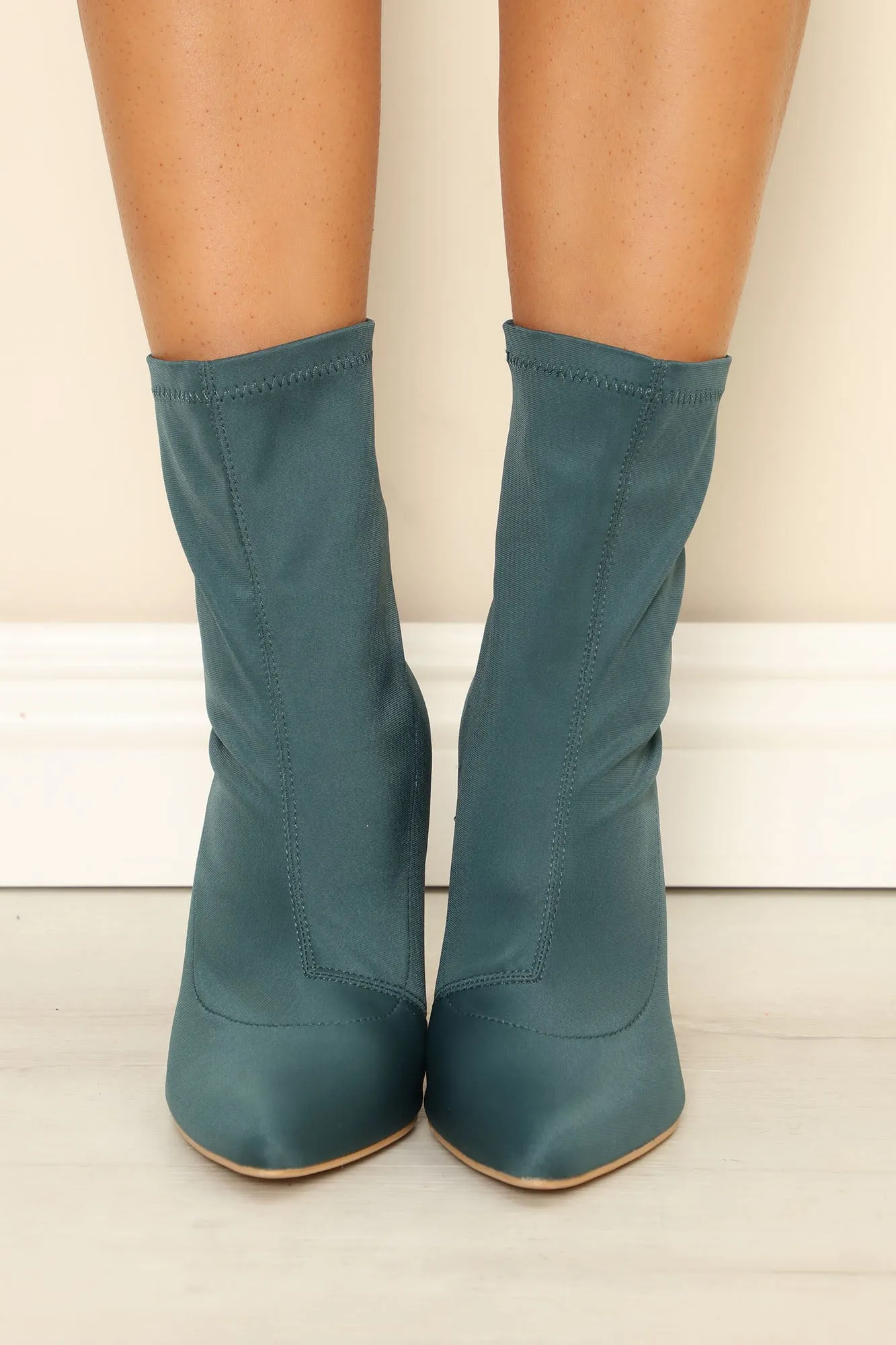 Add My Two Cents Booties - Teal