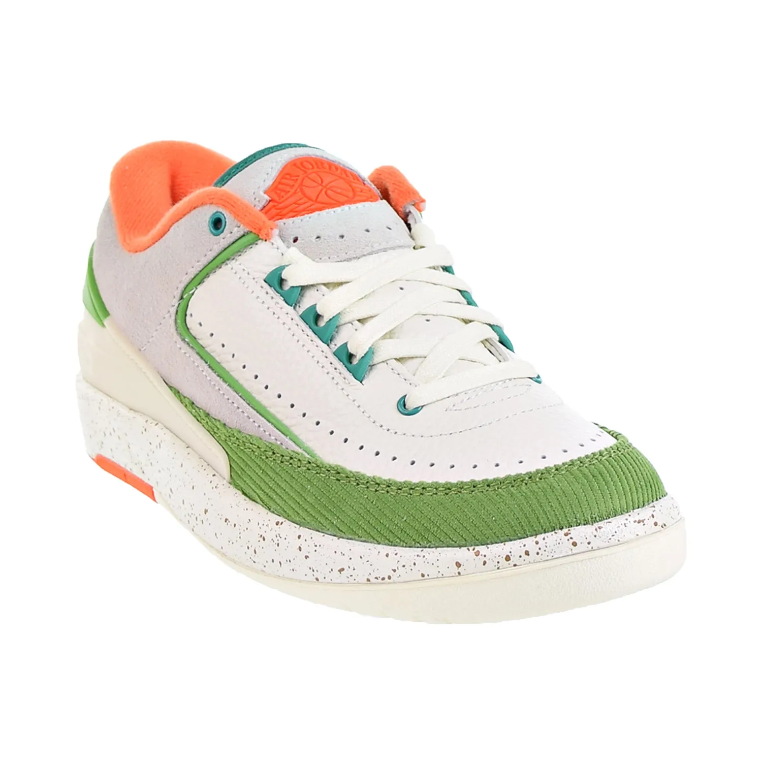 Air Jordan 2 Retro Low "Titan" Women's Shoes Sail-Safety Orange