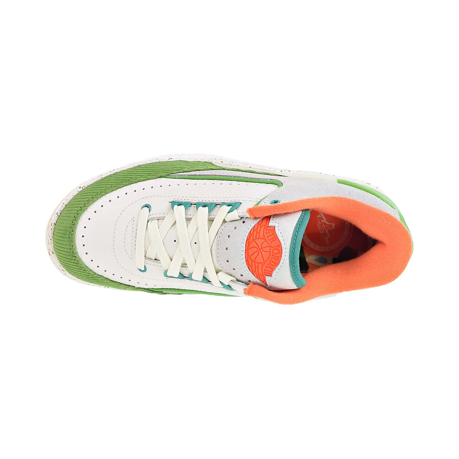 Air Jordan 2 Retro Low "Titan" Women's Shoes Sail-Safety Orange