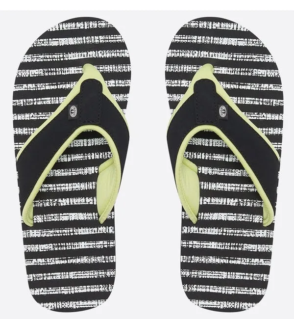 Animal Womens Swish AOP Flip Flops  - Sunshine Green