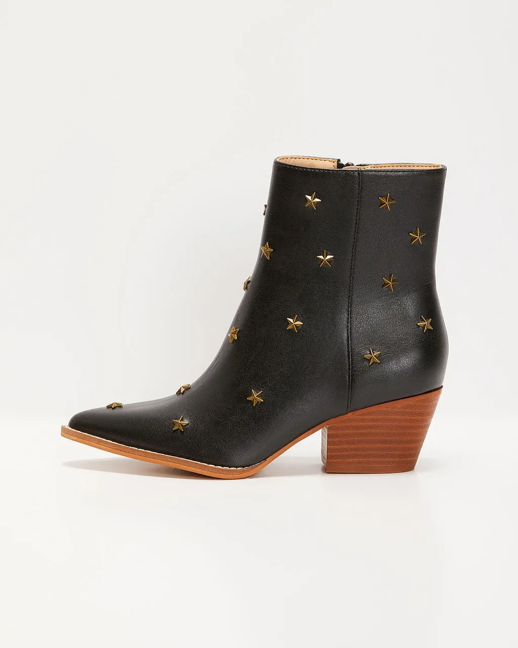 Audrie Star Studded Western Booties