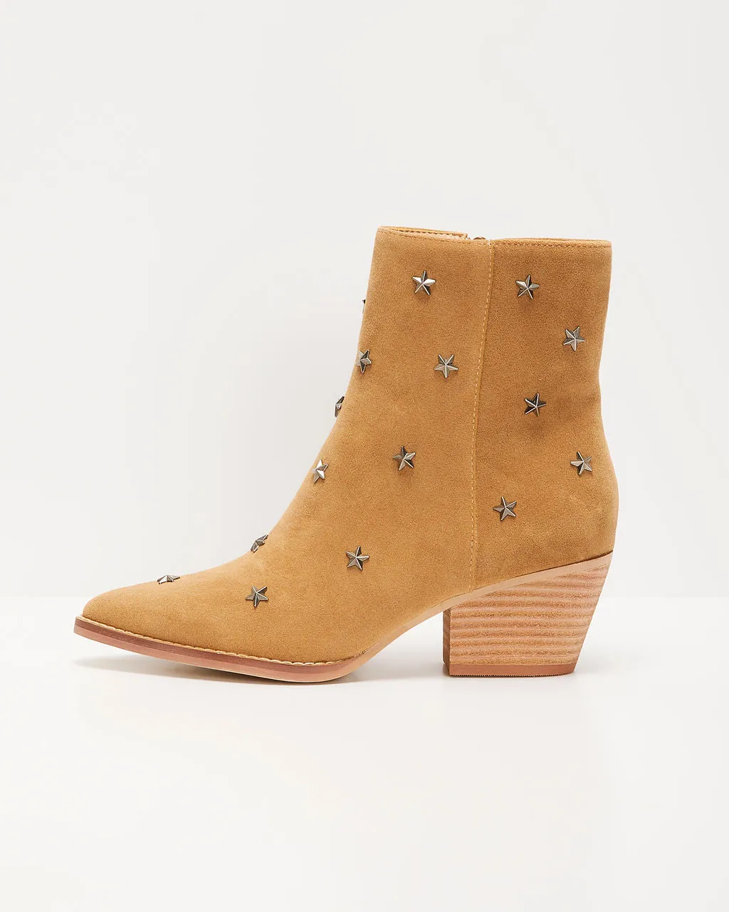 Audrie Star Studded Western Booties