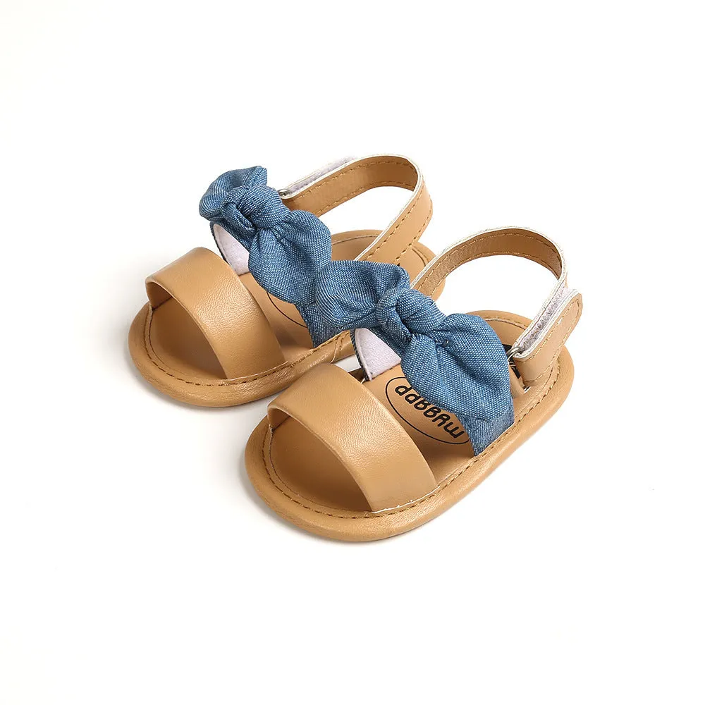 baby sandals Small bow soft sole non-slip