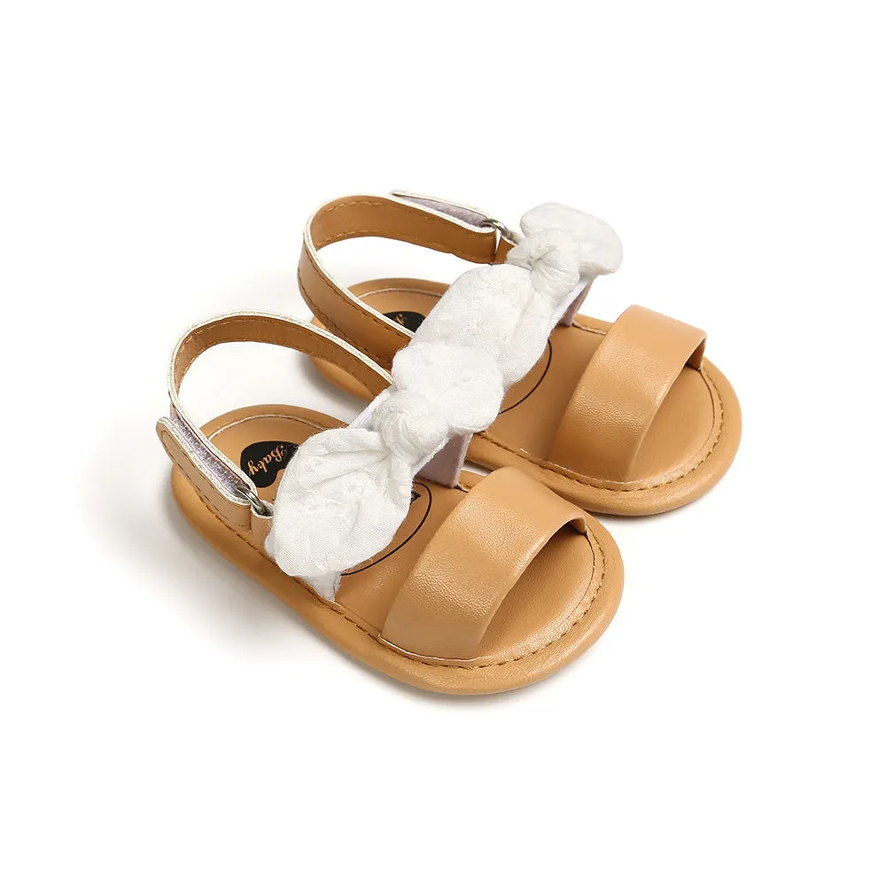 baby sandals Small bow soft sole non-slip