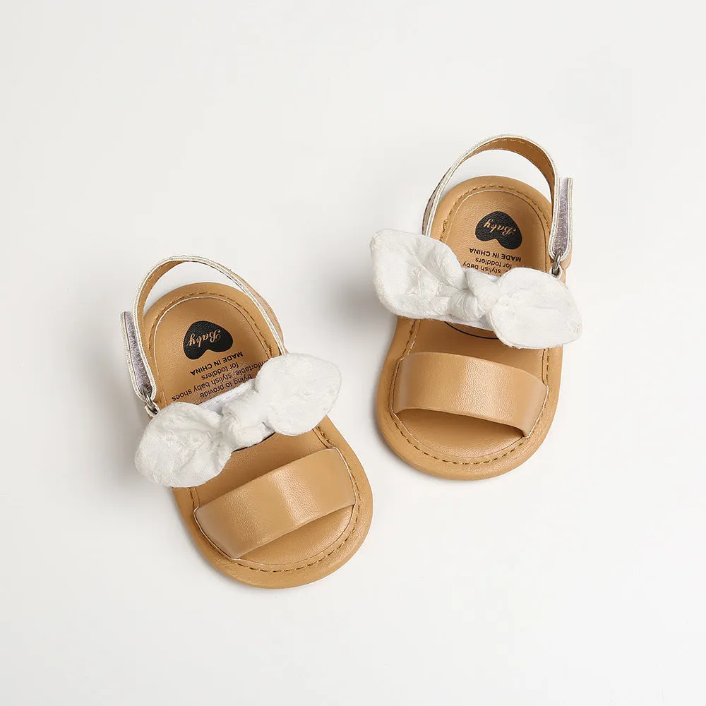 baby sandals Small bow soft sole non-slip