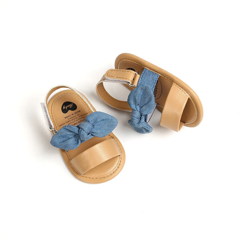 baby sandals Small bow soft sole non-slip