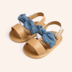 baby sandals Small bow soft sole non-slip