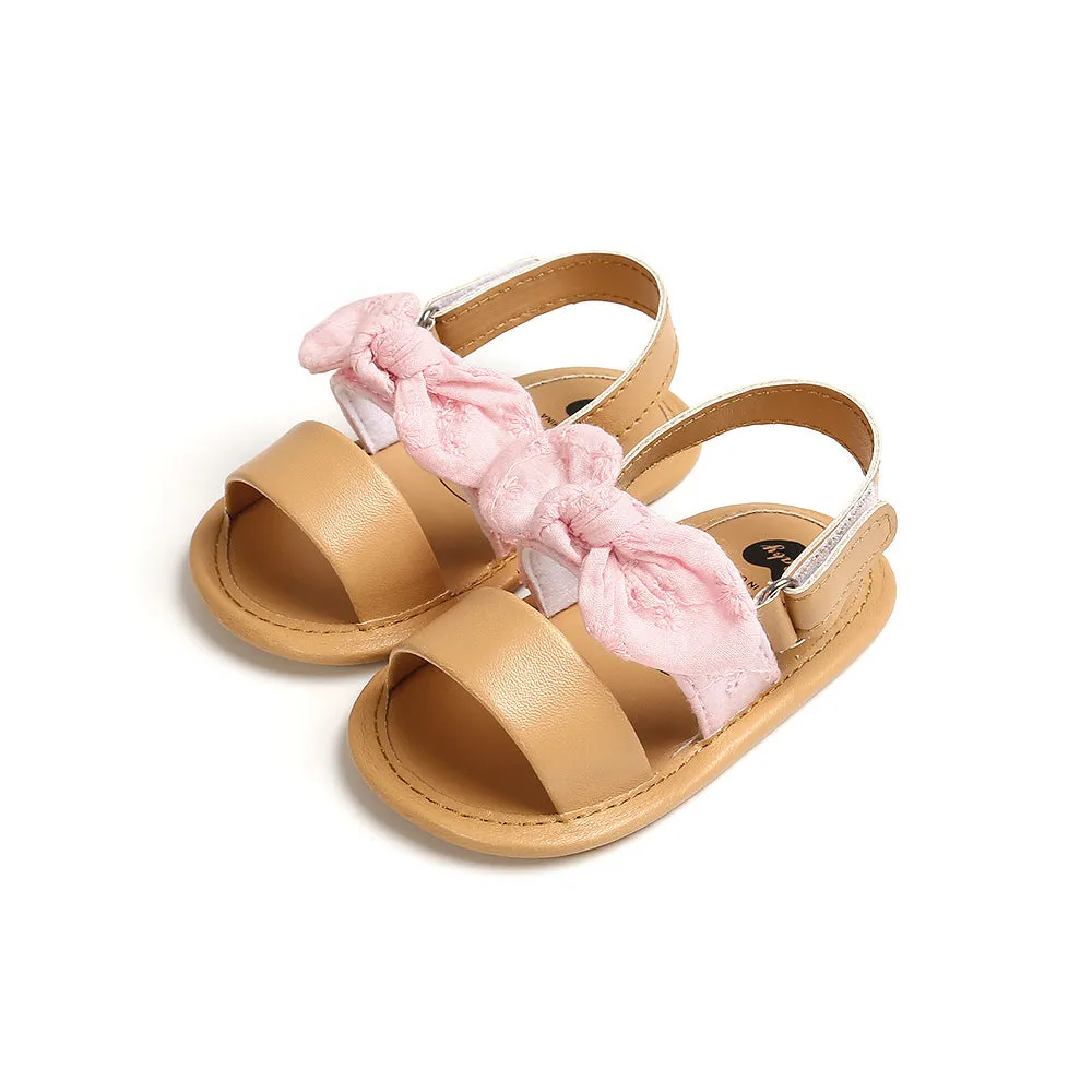 baby sandals Small bow soft sole non-slip