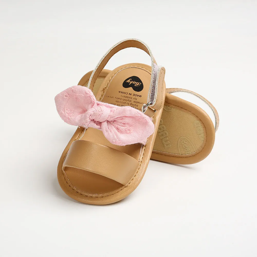 baby sandals Small bow soft sole non-slip