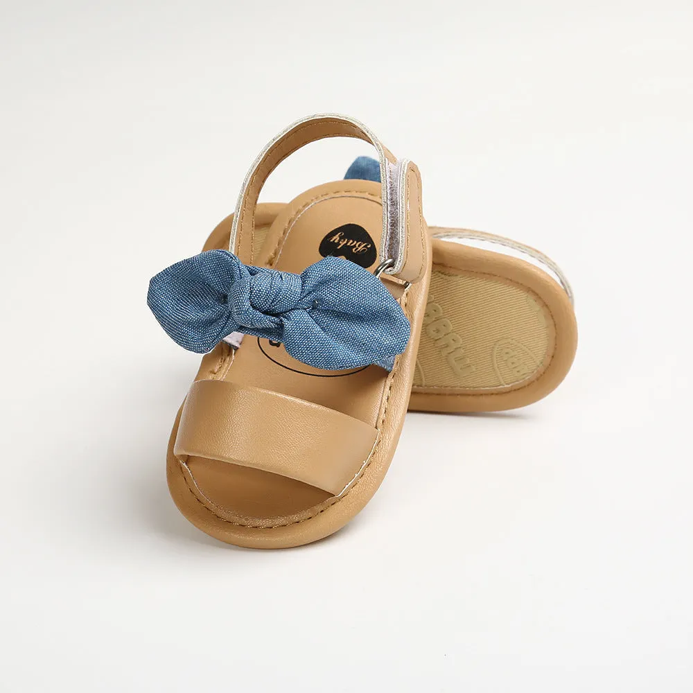 baby sandals Small bow soft sole non-slip