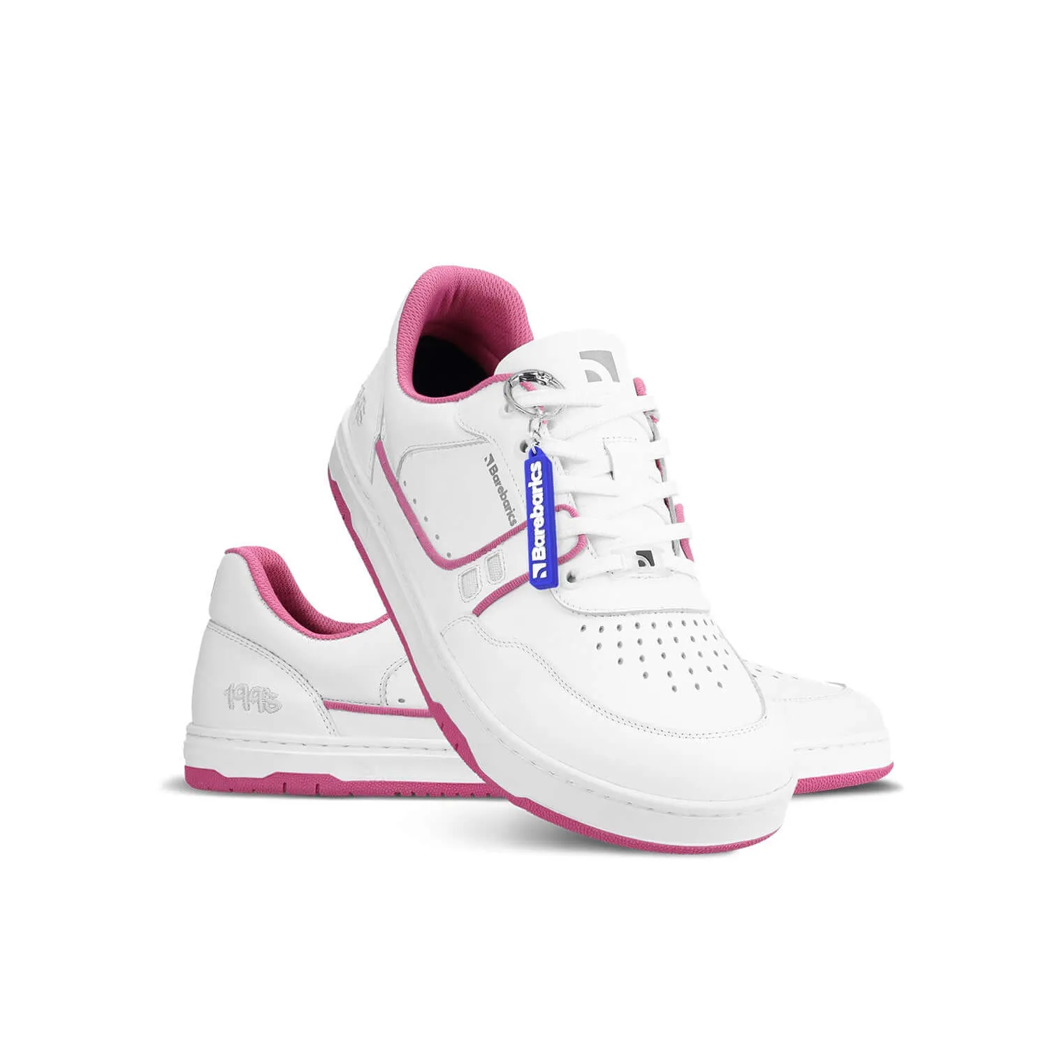 Barefoot Sneakers Barebarics Arise - White & Raspberry Pink