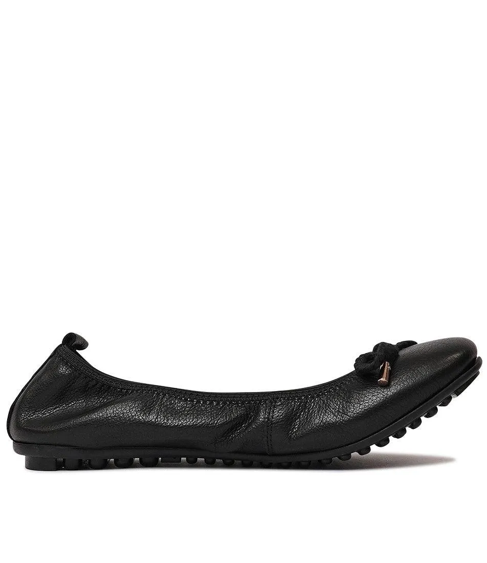 Beyond Black Leather Ballet Flats