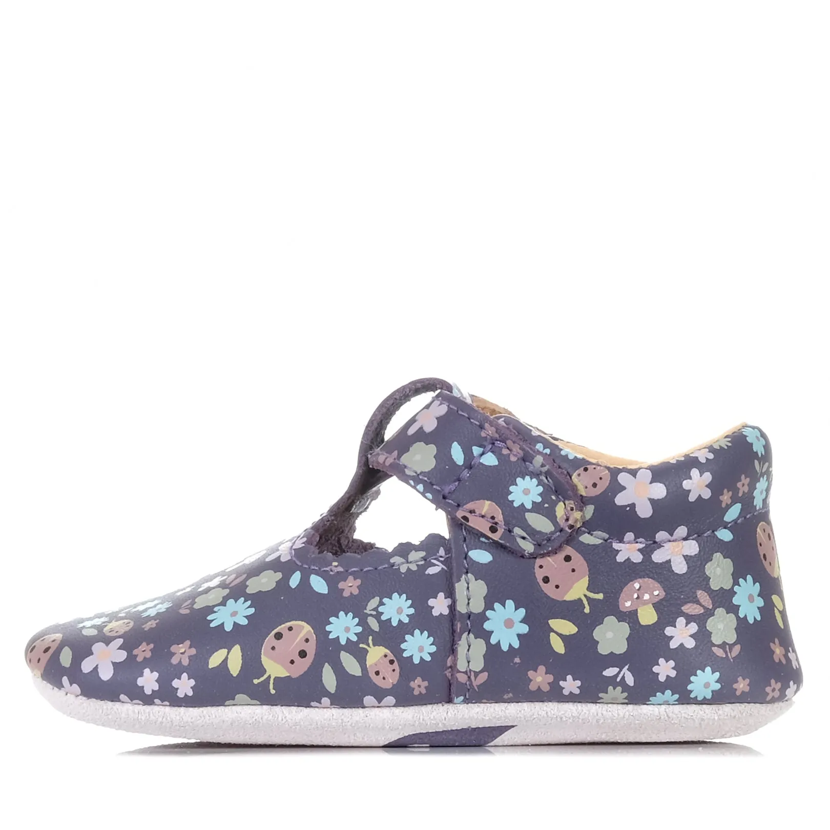 Bobux Soft Sole Meadow-BQ Grape Floral