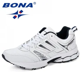 BONA  New Design Style Men Shoes Breathable Popular Men Running Shoes Outdoor Sneaker Sports Shoes Comfortable Free Shipping