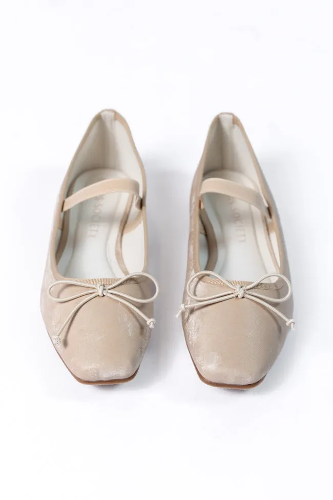 Brayden Beige Ballet Flats