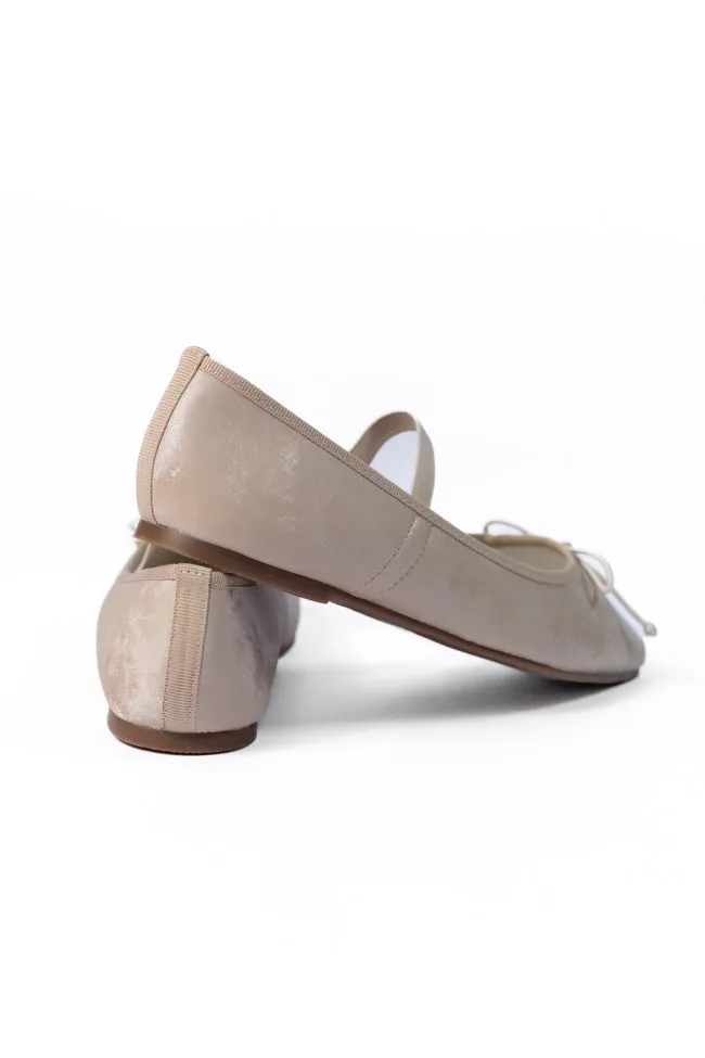 Brayden Beige Ballet Flats