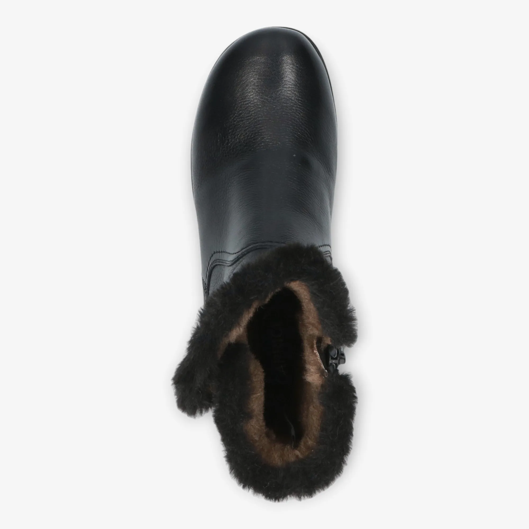 Caprice Fur-Lined Leather Boots with Airmotion and Waterproof Tex