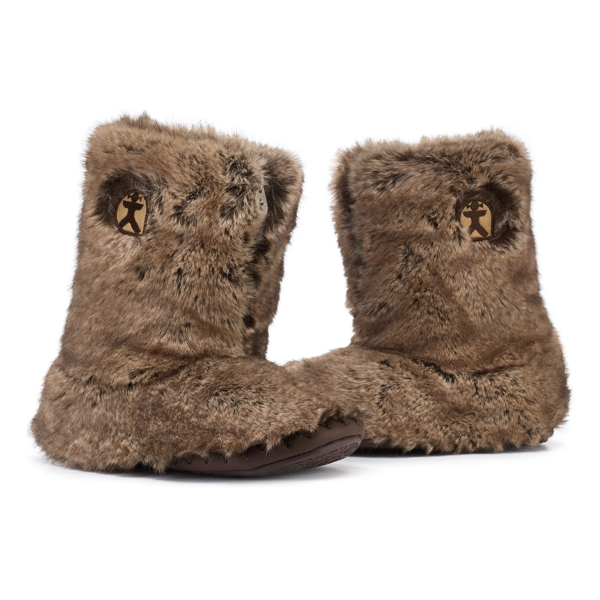 Cole - Short Luxury Faux Fur Boot - Jackal