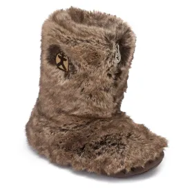 Cole - Short Luxury Faux Fur Boot - Jackal