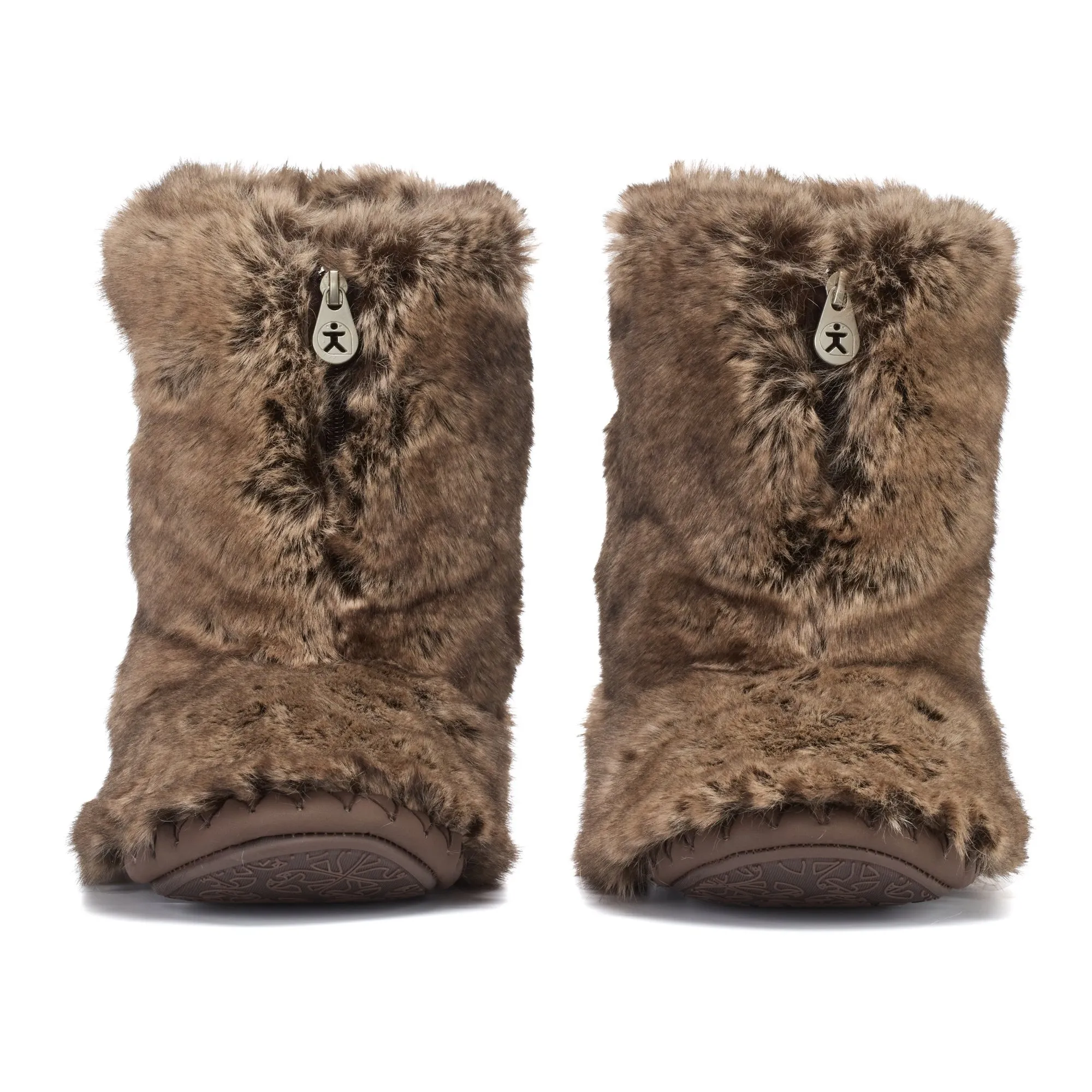 Cole - Short Luxury Faux Fur Boot - Jackal