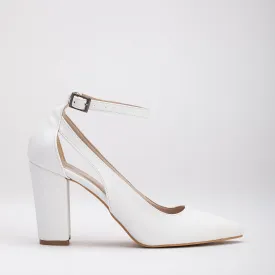 Colette - White Wedding Shoes