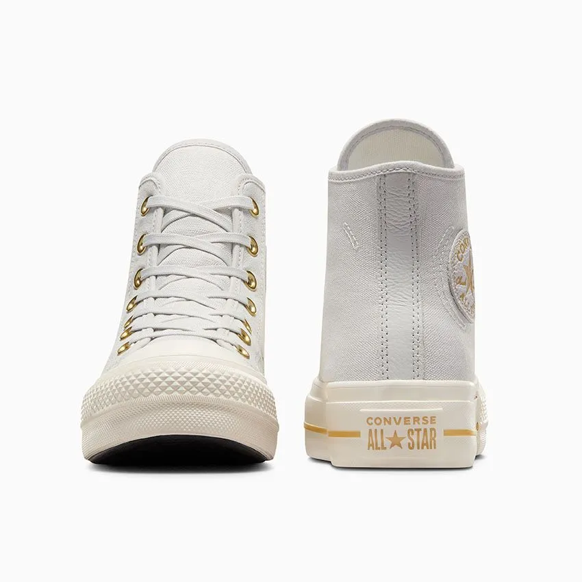 Converse - Chuck Taylor All Star Lift Hi Barely Grey/Gold