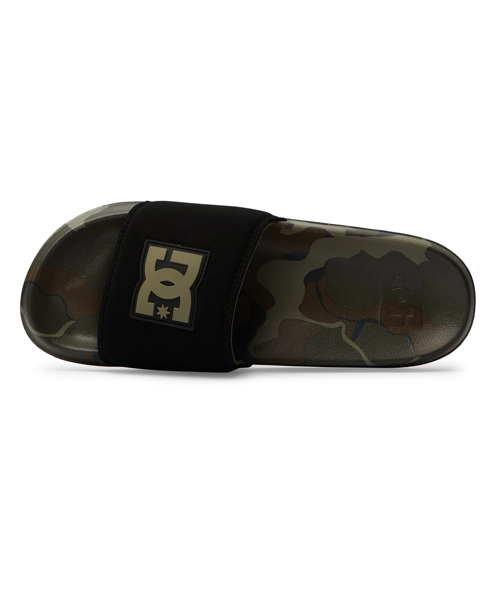 DC Shoes Mens DC SE Leather Slides