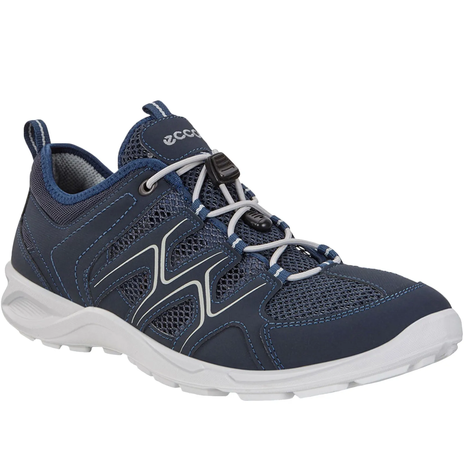 ECCO Terracruise Mens LT Low Vent Walking Trainers - Marine