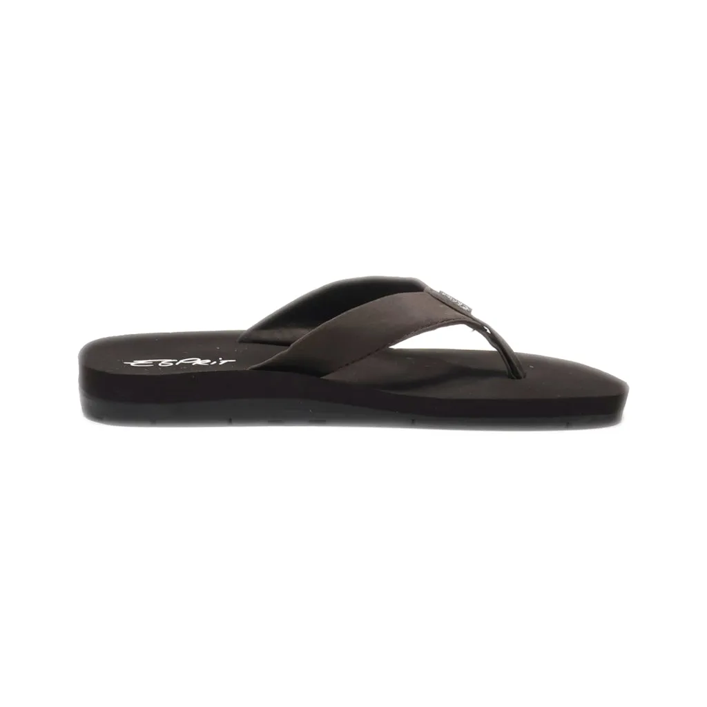 Esprit Flip Flops Fabric Black Colour For Women