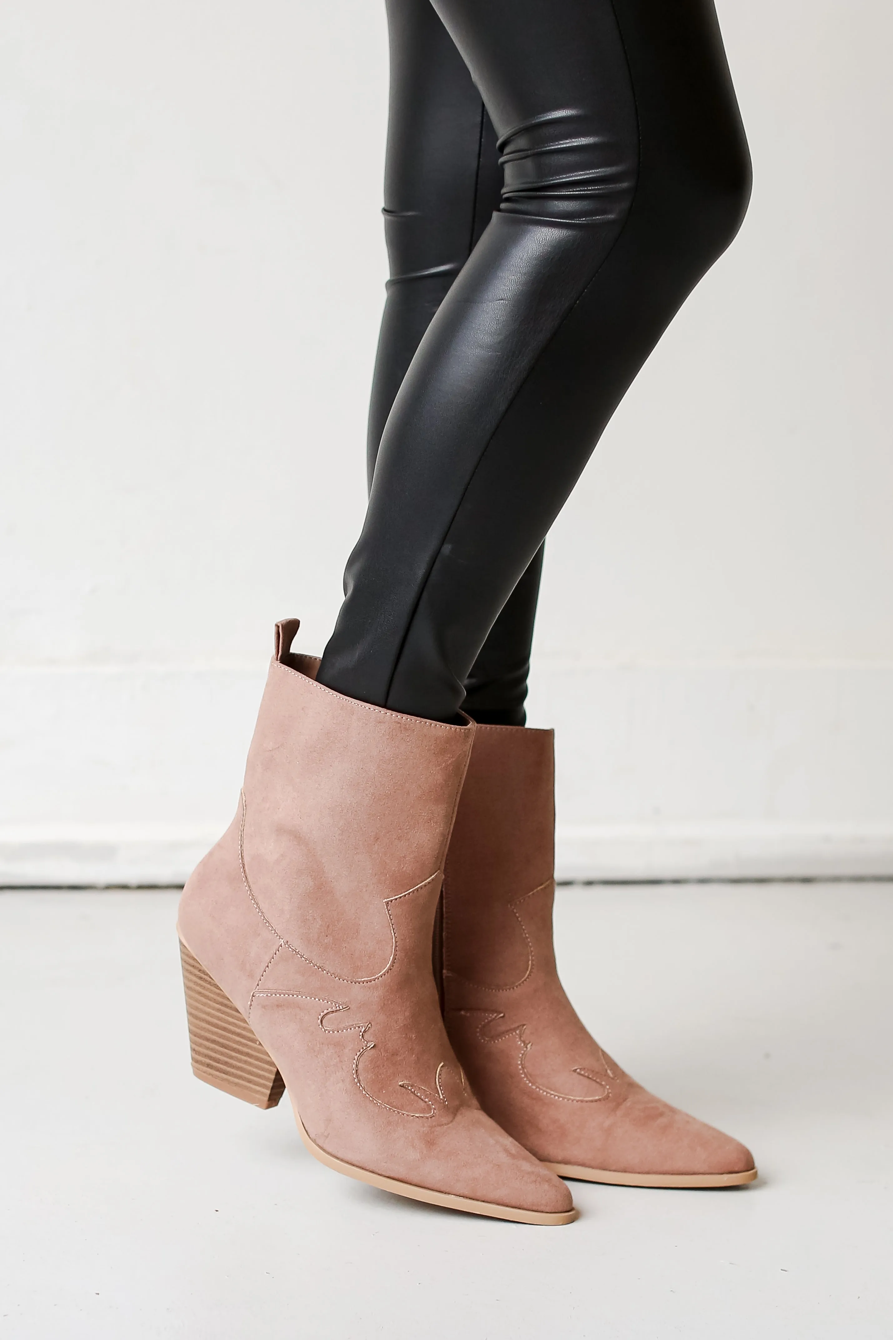 FINAL SALE - Take Your Bets Brown Western Booties