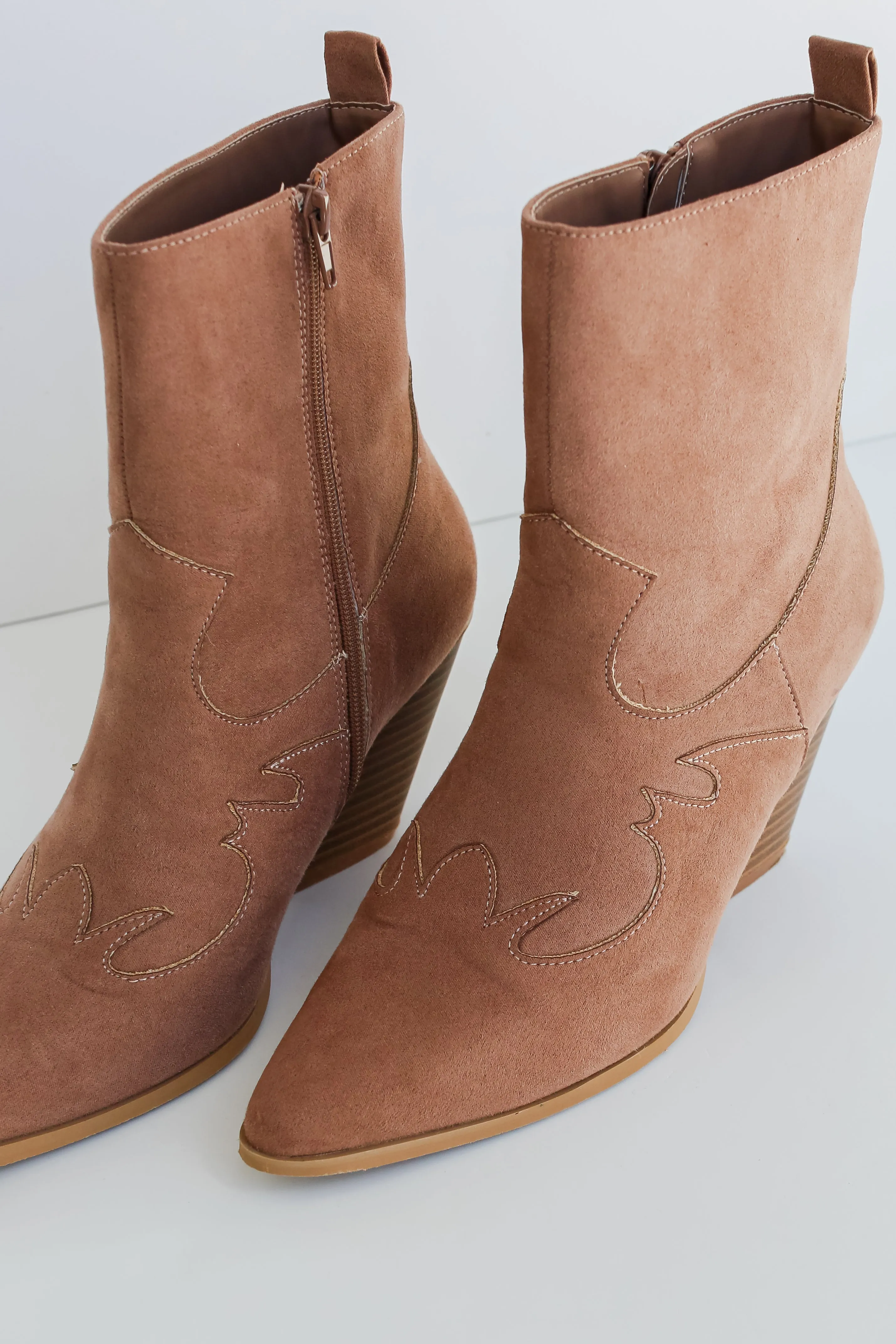 FINAL SALE - Take Your Bets Brown Western Booties