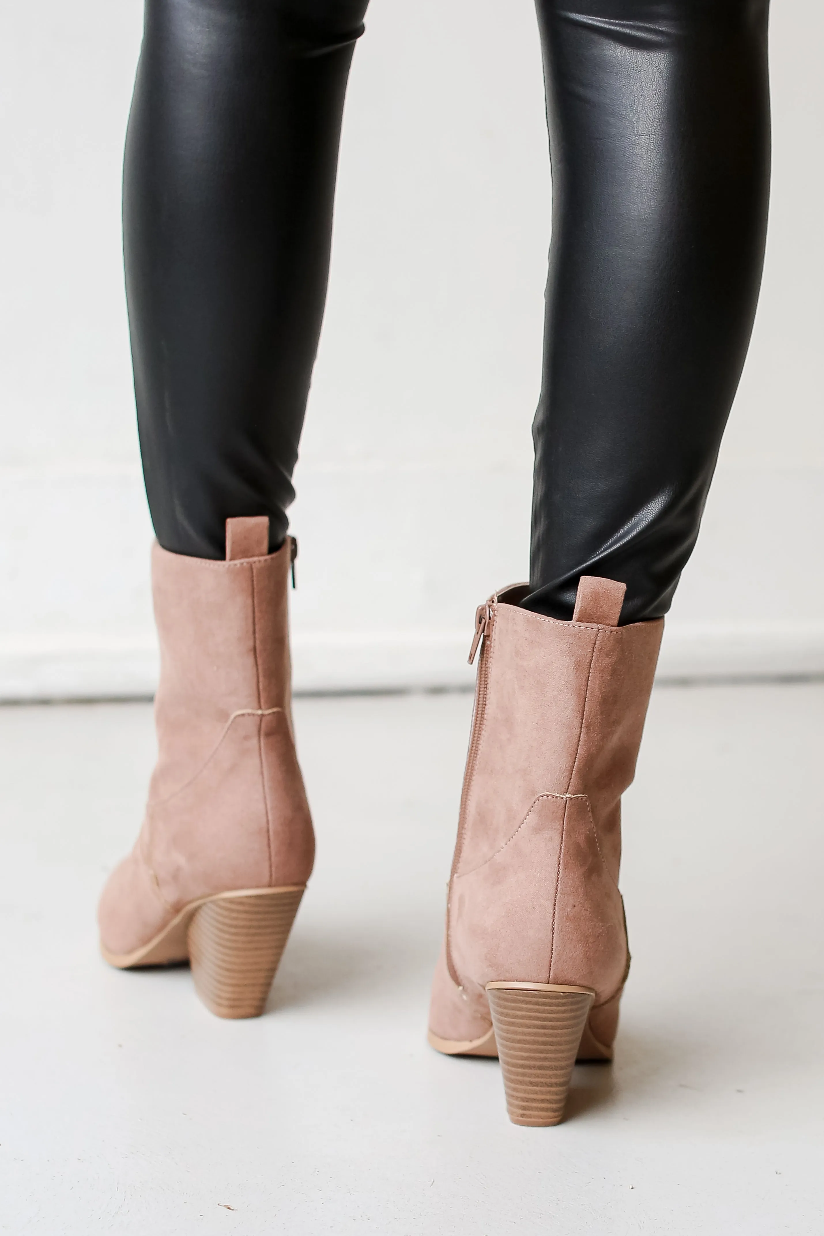 FINAL SALE - Take Your Bets Brown Western Booties