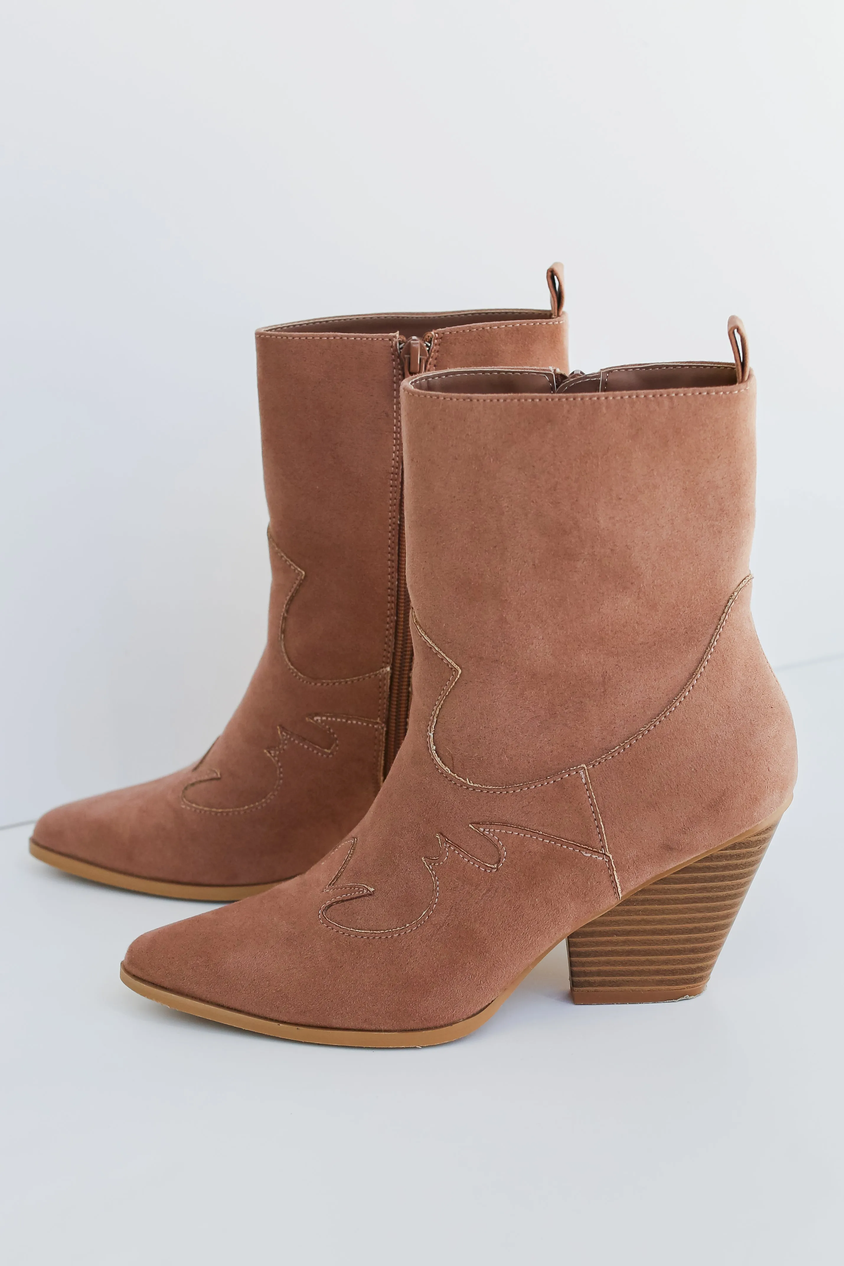 FINAL SALE - Take Your Bets Brown Western Booties