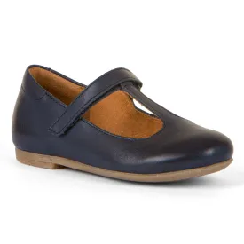 Froddo Girl's Fiona T Bar Dress Shoes - Navy