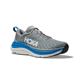 HOKA Men's Gaviota 5 Sneaker - Limestone/Diva Blue