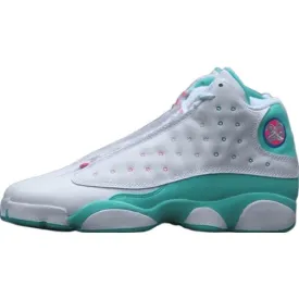 JORDAN 13 RETRO x WHITE SOAR GREEN PINK