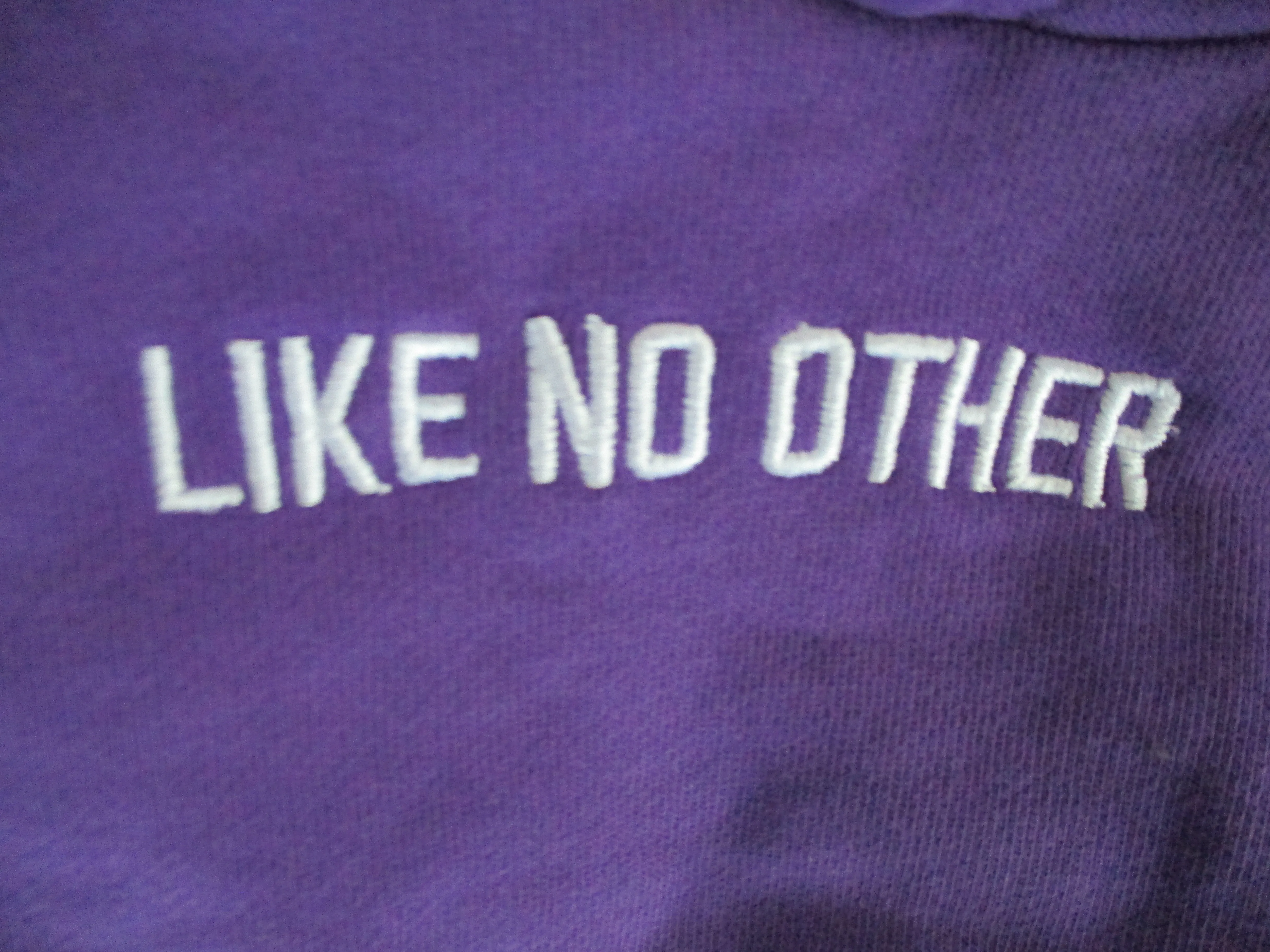 KAPPA LIKE NO OTHER URBAN STYLE Cropped Hoodie Sweatshirt Purple Black L