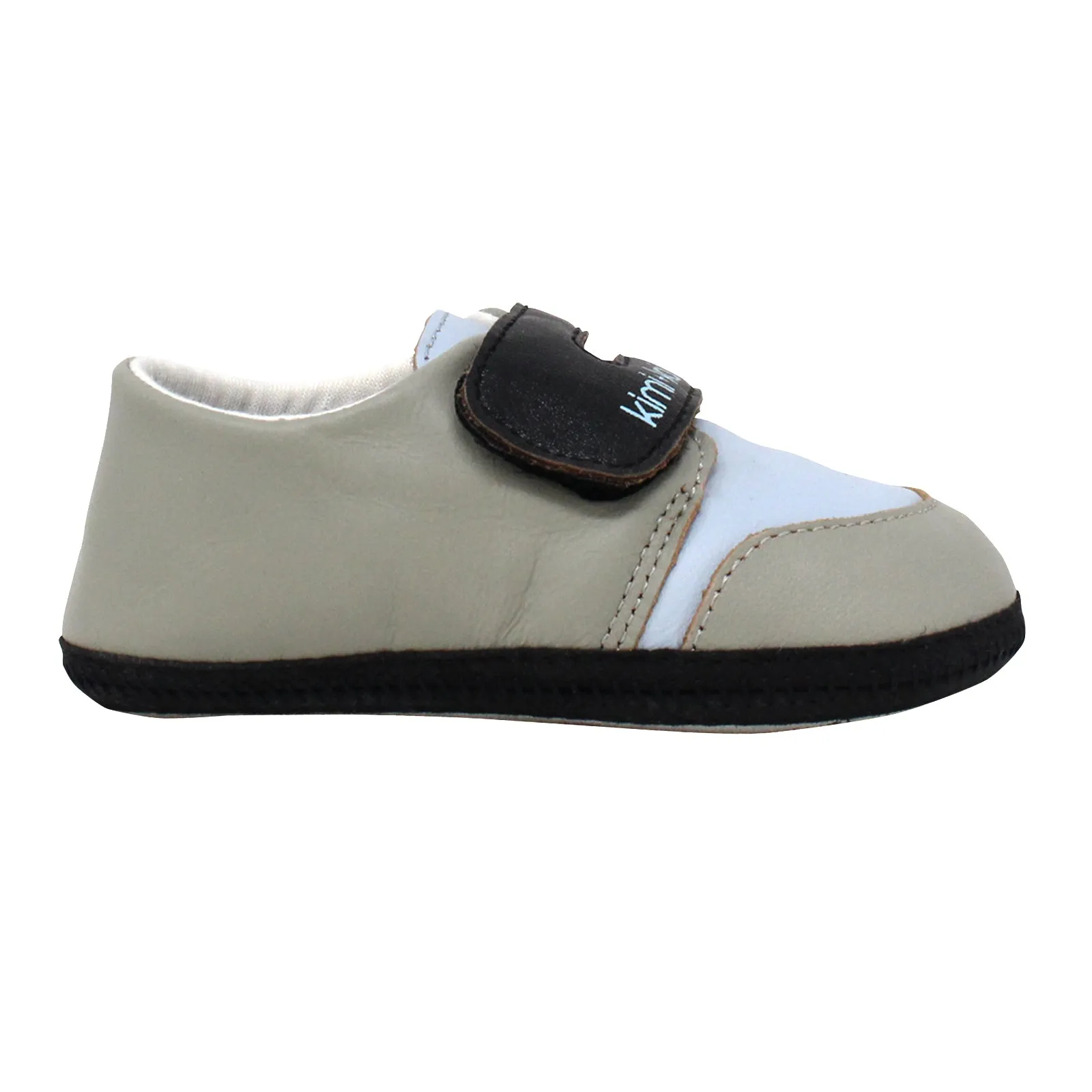 Kimi   Kai Boys Soft Sole Lambskin Leather Shoes (First Walker & Toddler)