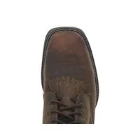 Laredo Casual Boots Mens 8" Fenton Lace Square Dark Brown 7492