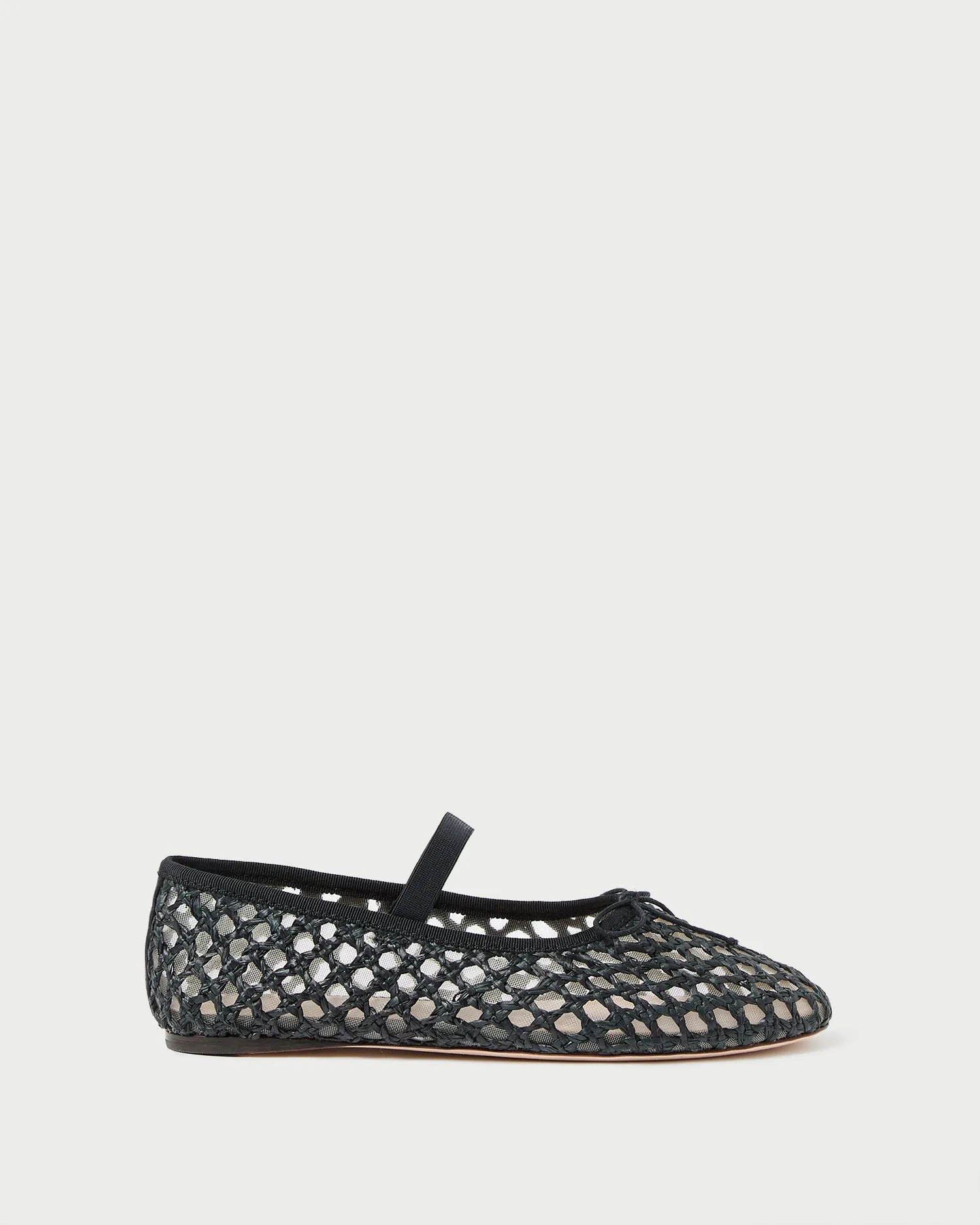 Leonie Black Crochet Ballet Flat