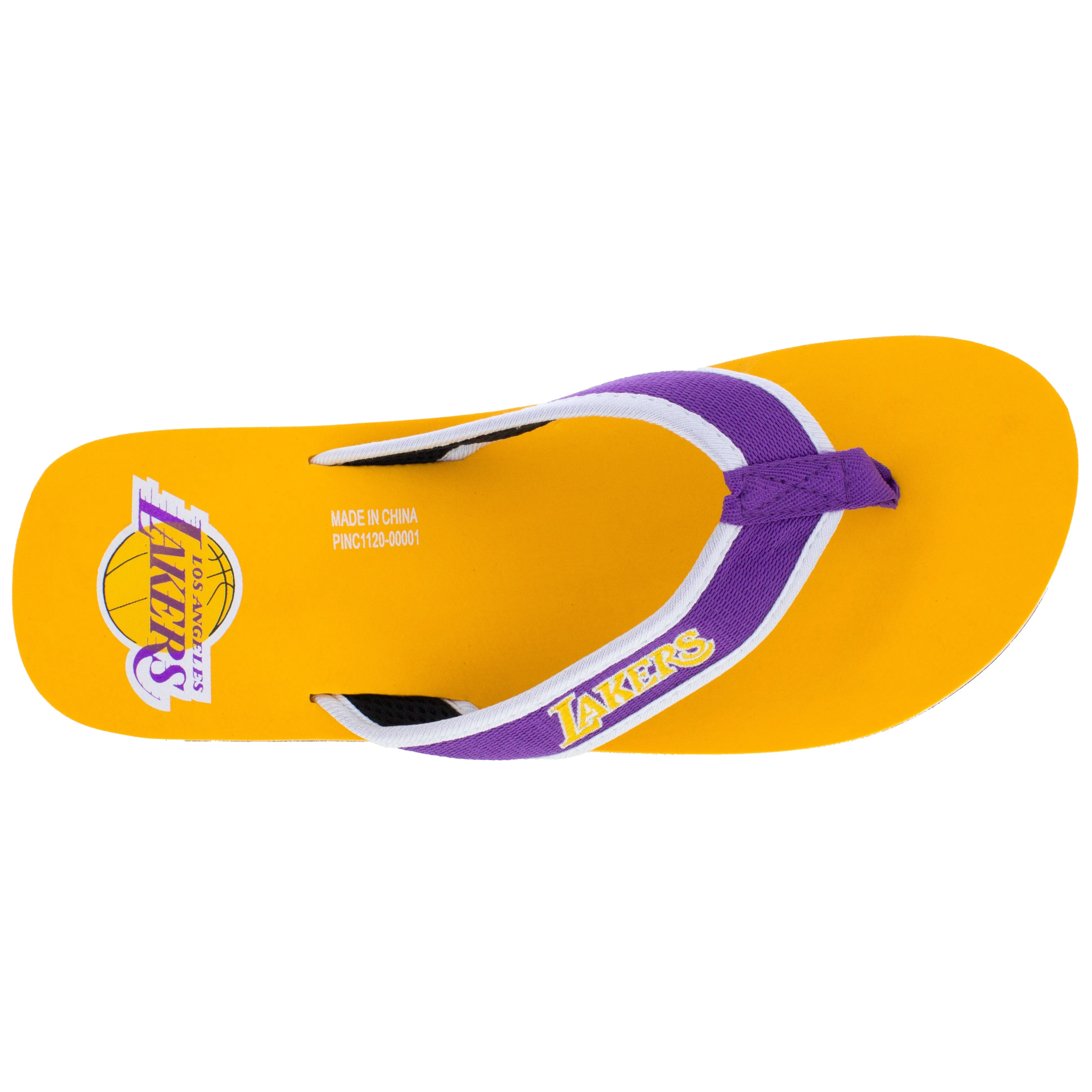 Los Angeles Lakers Contour Flip Flop