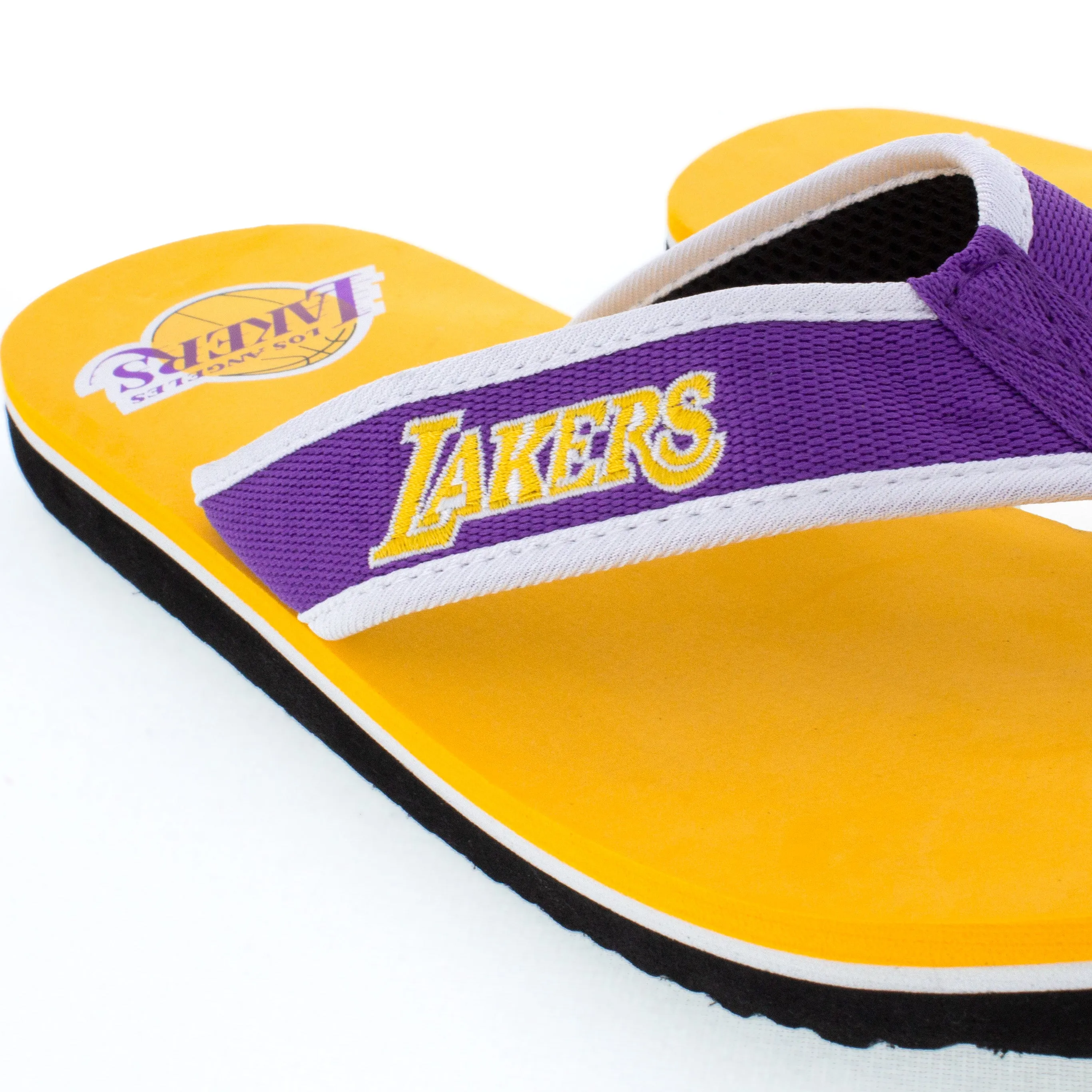 Los Angeles Lakers Contour Flip Flop