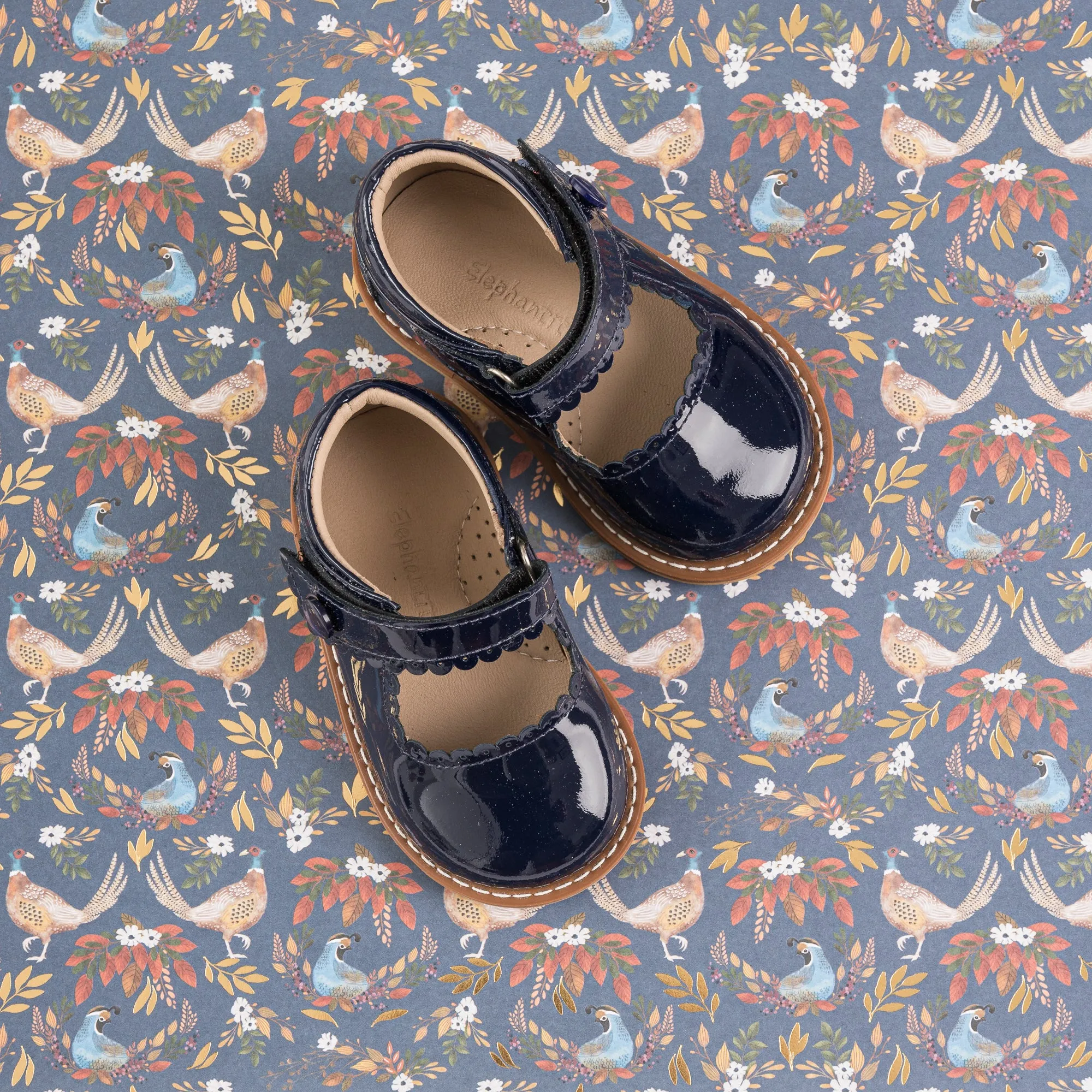 Mary Jane Toddler Patent Navy Blue