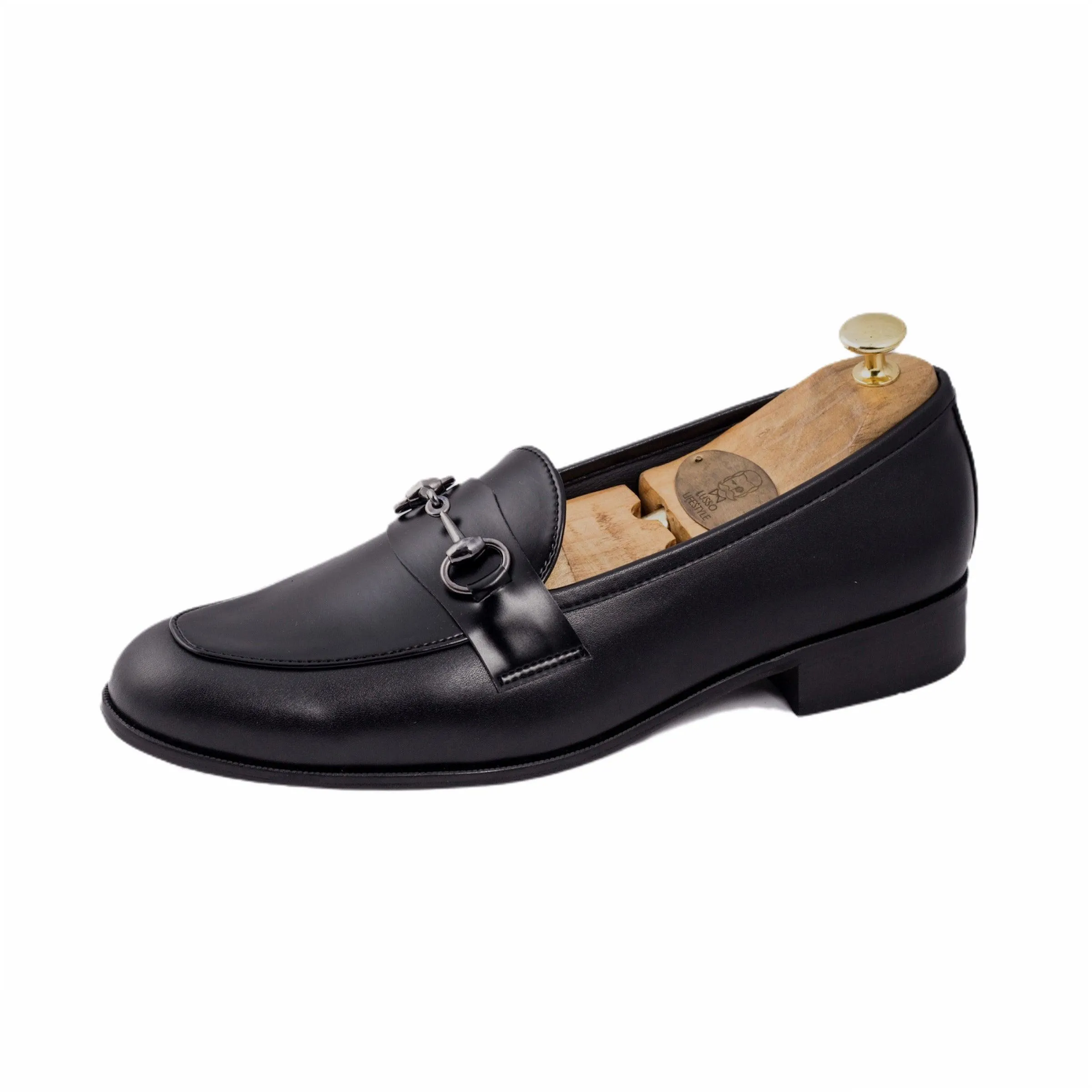 MATTHEW | BLACK HORSEBIT SLIP-ON