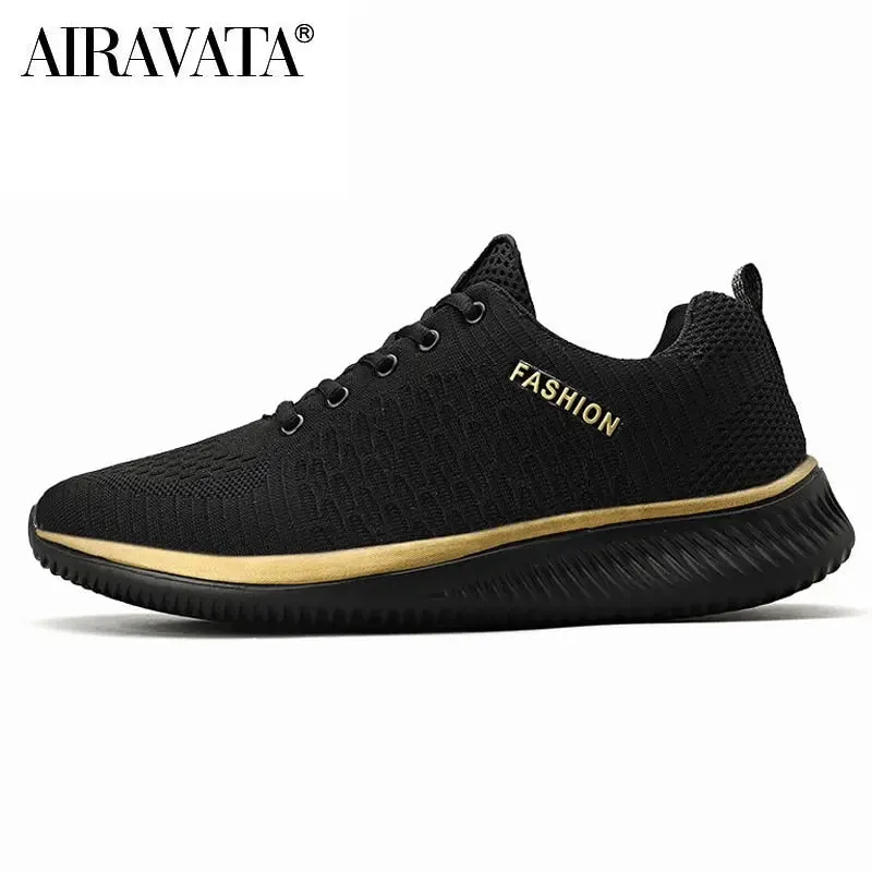 Men Women Knit Sneakers Breathable Athletic Running Walking Gym Shoes