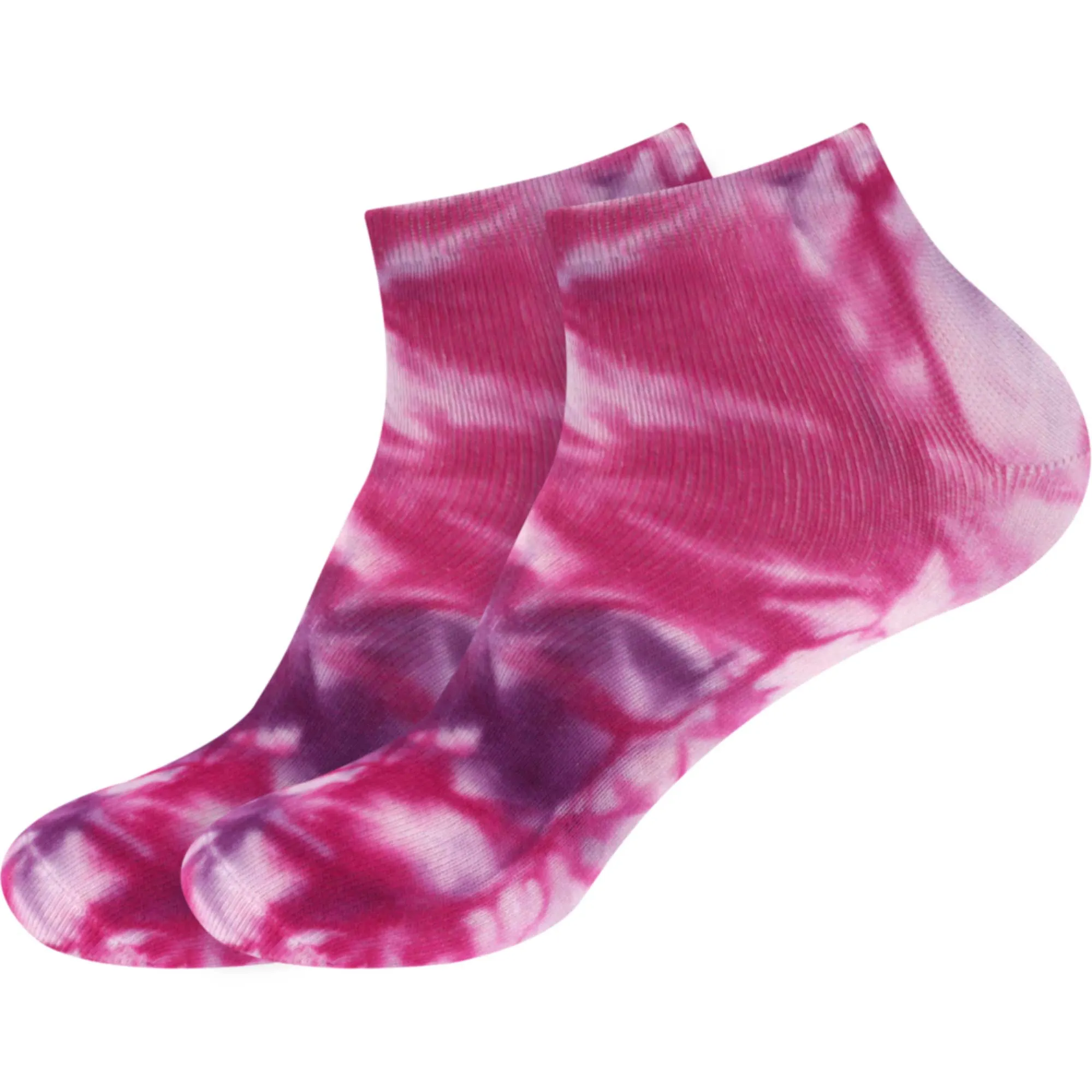 Men's Bamboo Tie Dye Ankle Socks, 2 Pairs