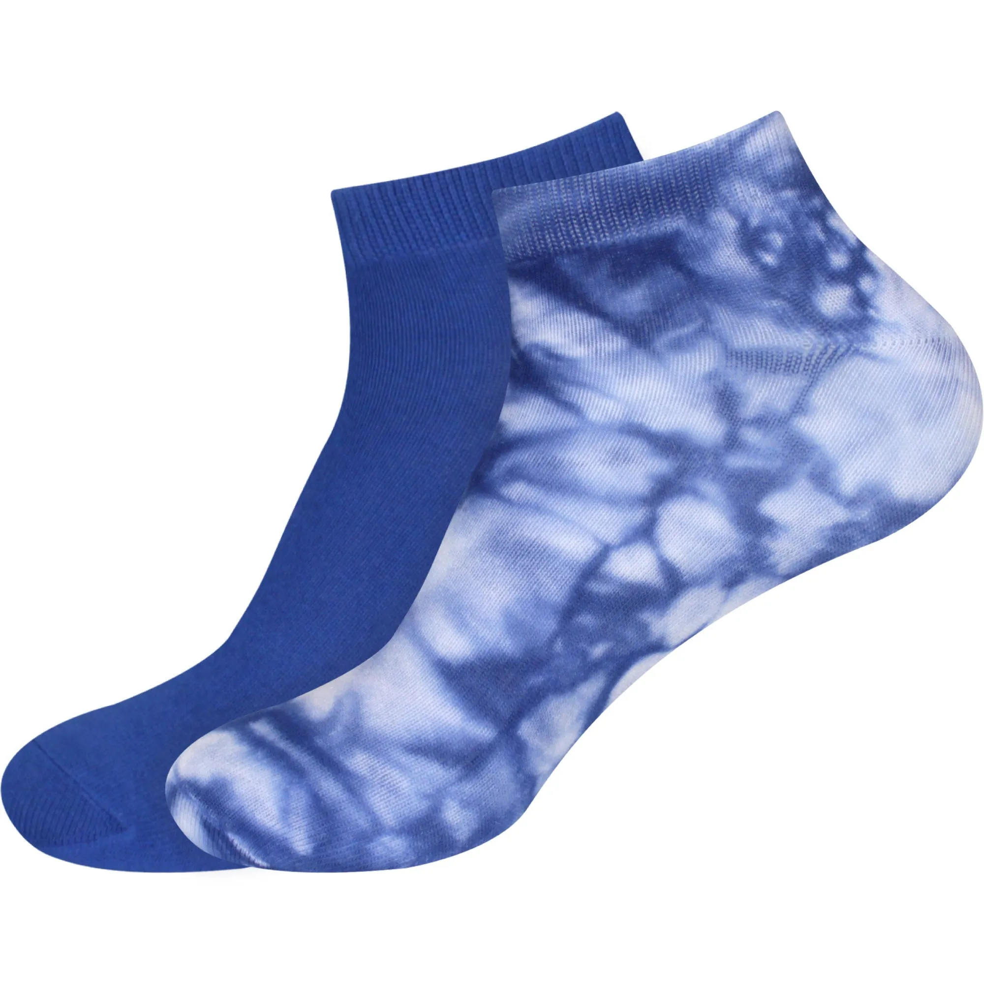 Men's Bamboo Tie Dye Ankle Socks, 2 Pairs