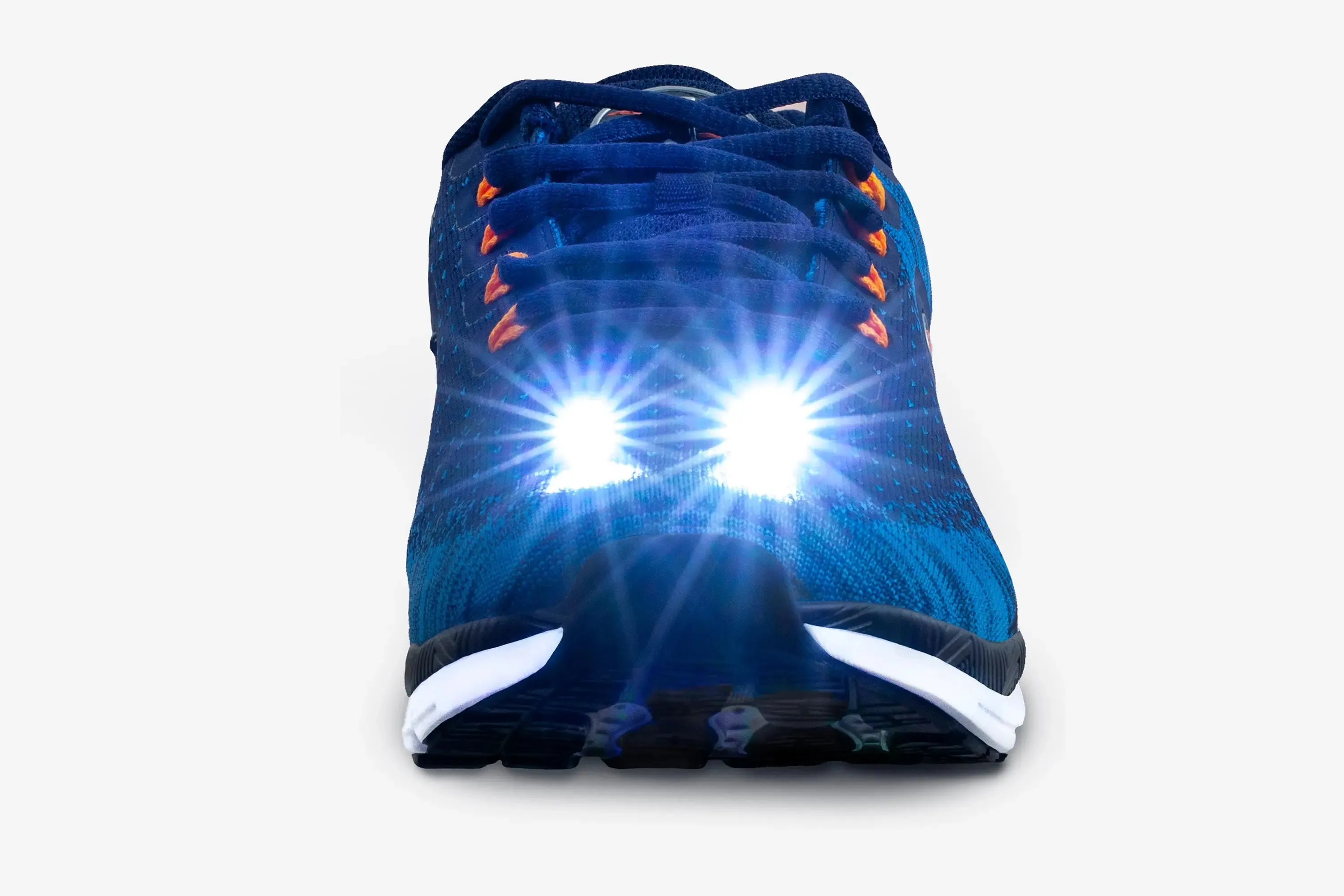 Men's Nighttime Visibility Running Sneakers with Integrated Lighting System