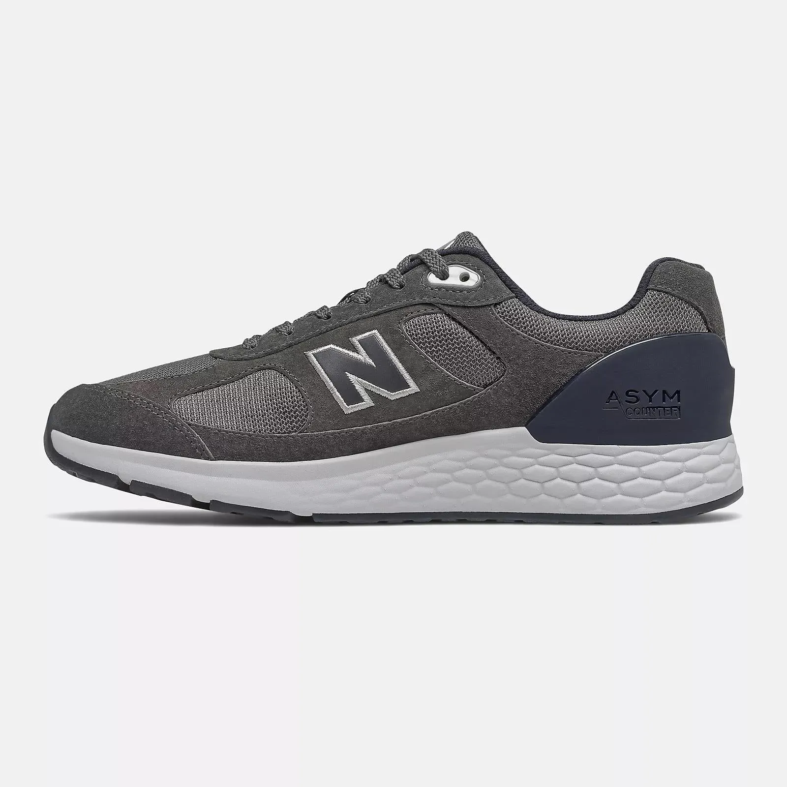 Mens Wide Fit New Balance MW1880 Walking Trainers - Grey/Eclipse