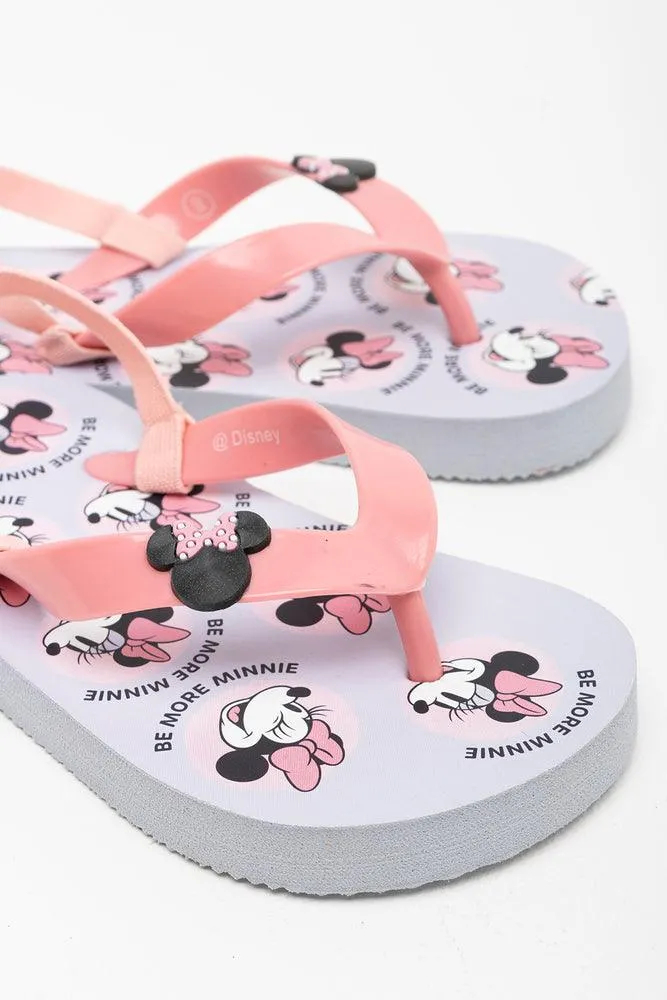 Minnie Mouse Flip Flop Dusty Pink